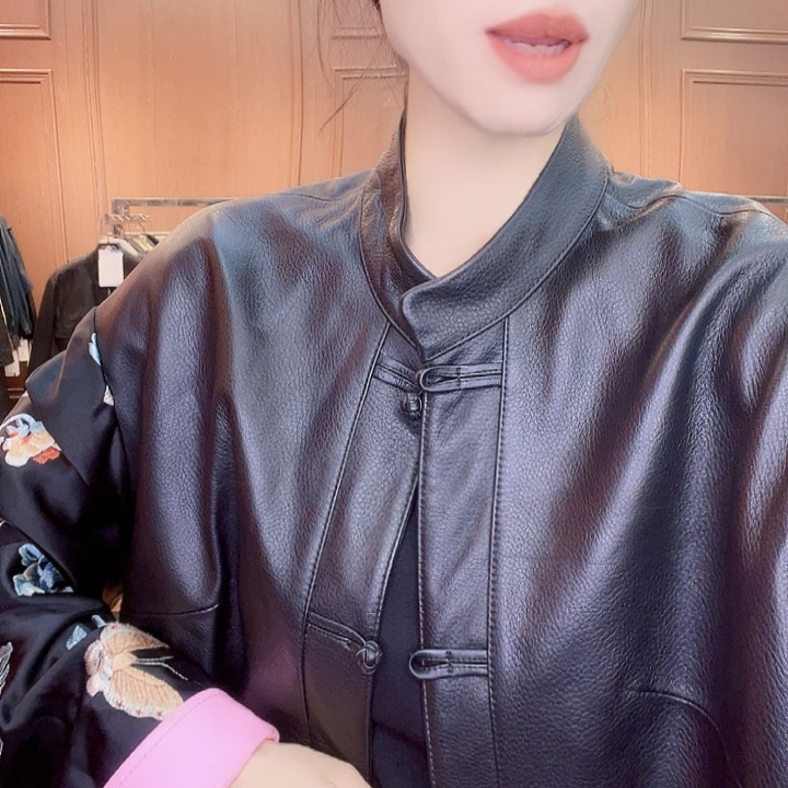 90……125斤皮外套，