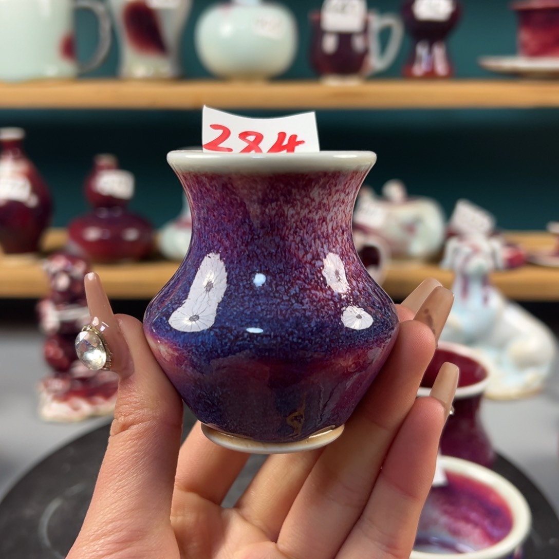 瓷片微瑕主人杯纯手工