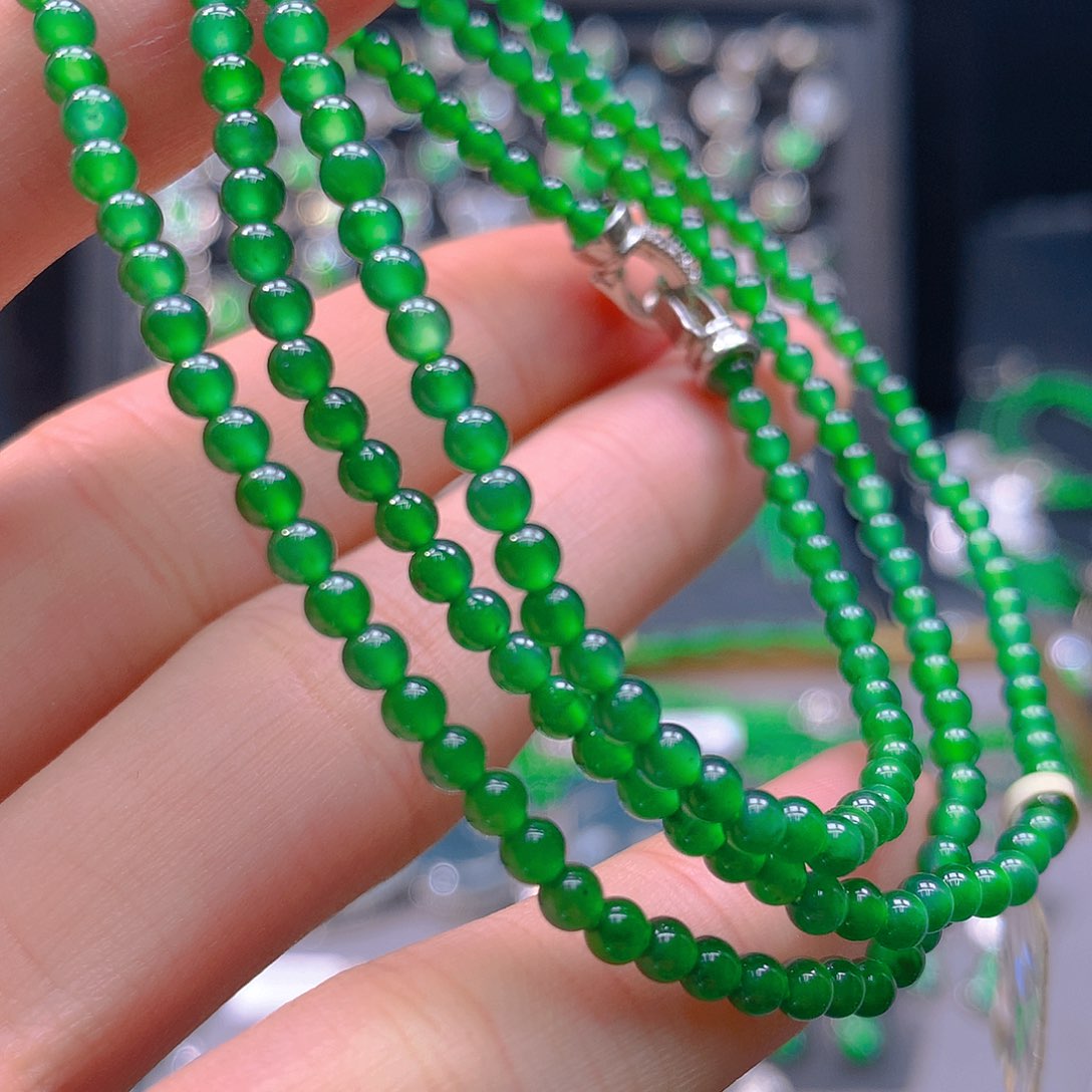 翡翠未镶嵌耳饰天然翡翠