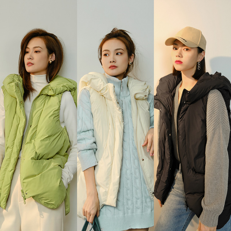 【断码捡漏】美洋MEIYANG 小蛋壳鹅绒马甲