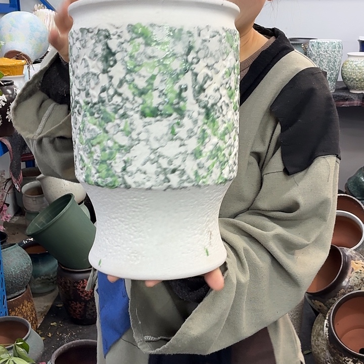 20×30 -粗陶花盆有孔-买买买