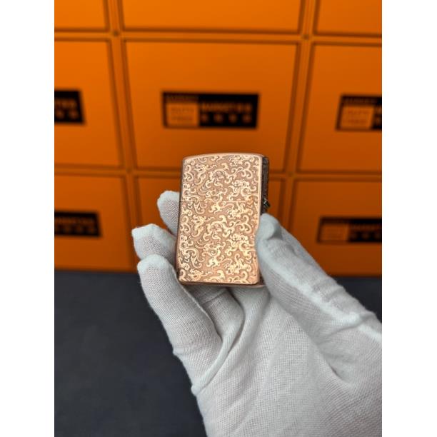 ZORRO佐罗煤油打火机男士紫铜祥云（需自备油）Q