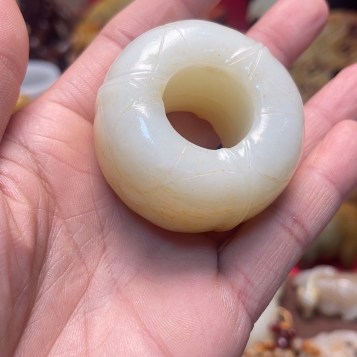 张***木和田玉未镶嵌挂件