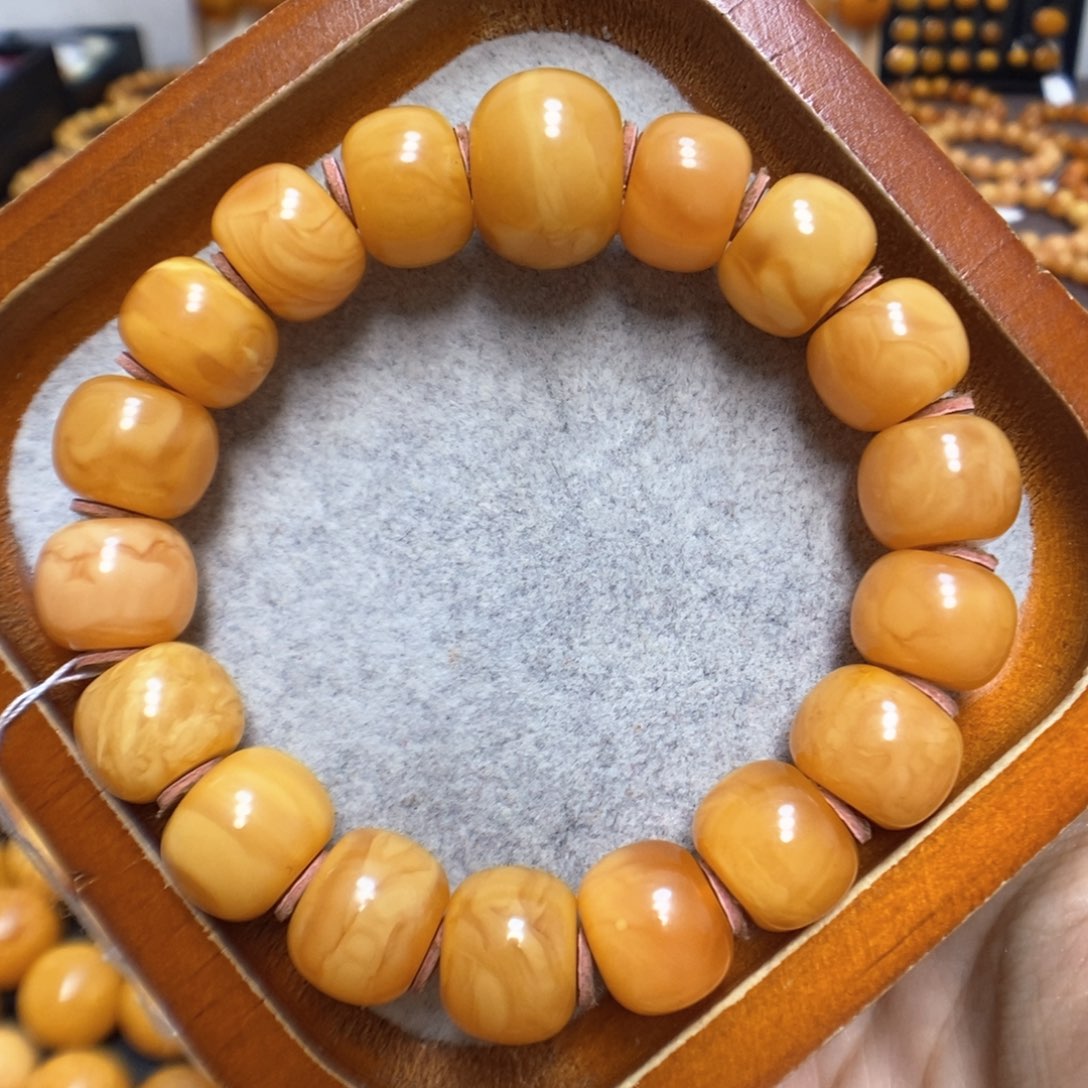 蜜蜡手链未镶嵌蜜蜡