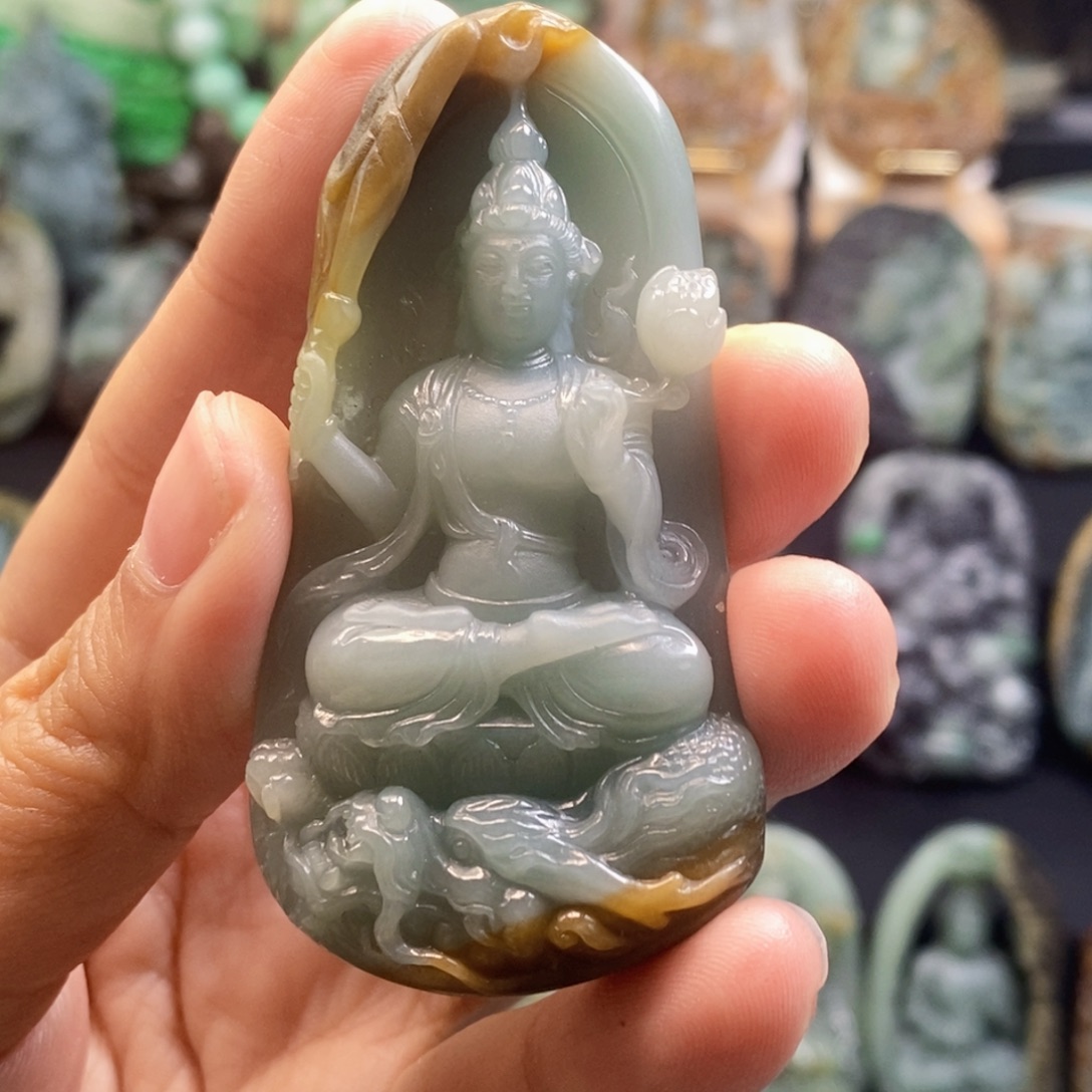 猎***海定制翡翠未镶嵌毛坯货定制加工