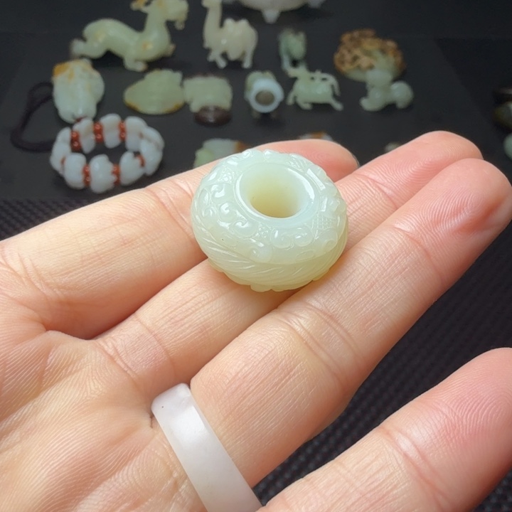 成***9古玉老玉手把件收藏展