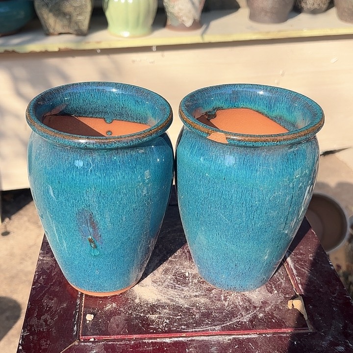 紫砂茶碗瑕疵两个口径12*18