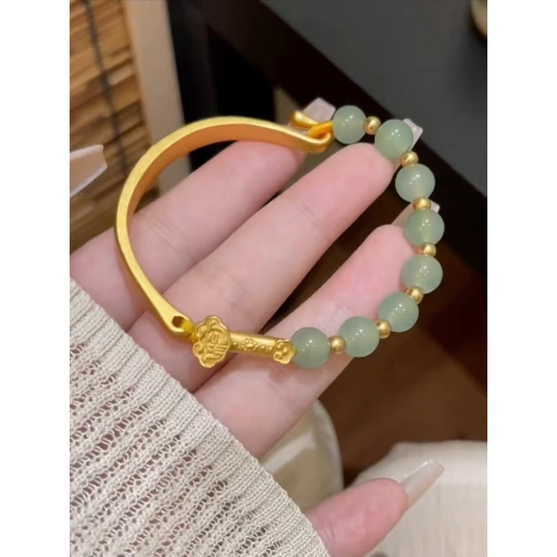 铜合金手链  D010轻奢时尚气质百搭小众简约精致ins个性手链