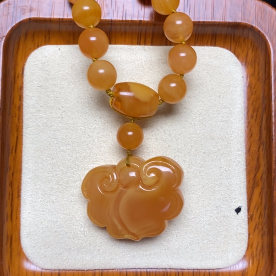 【闪购商品】蜜蜡颈饰未镶嵌项链