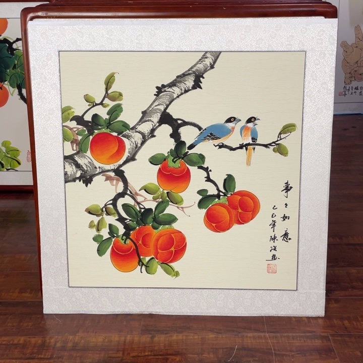 国画带框尺寸63*63厘米