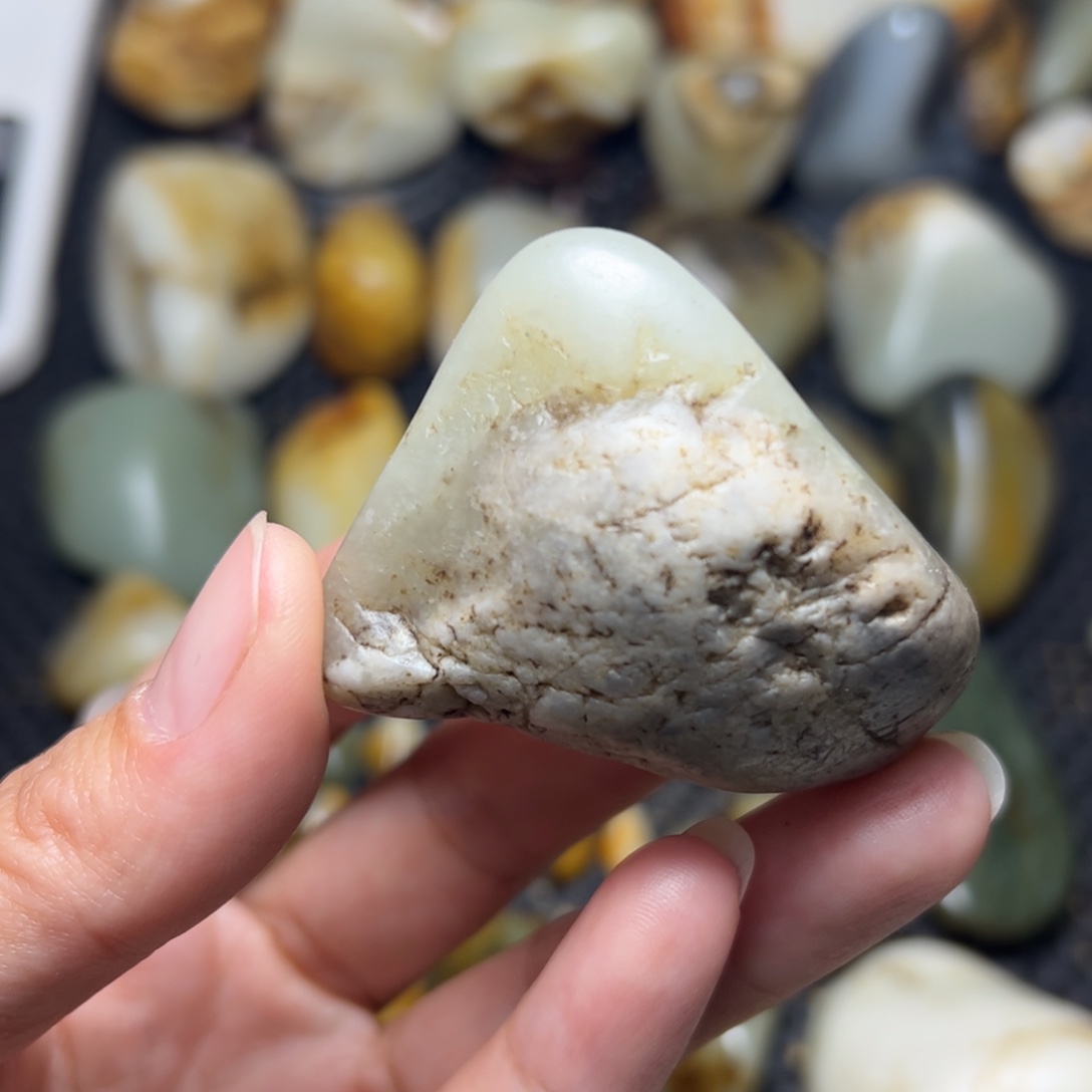 和田玉未镶嵌挂件37