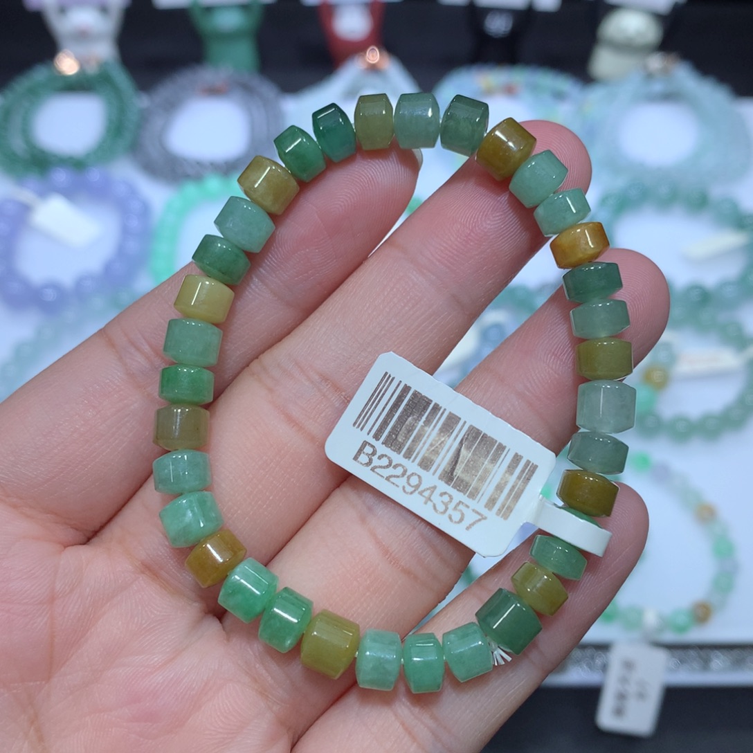 翡翠未镶嵌手串天然