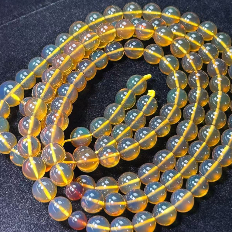 【萍姐珠宝】缅甸琥珀天然原矿精品特色亮金棕时尚108