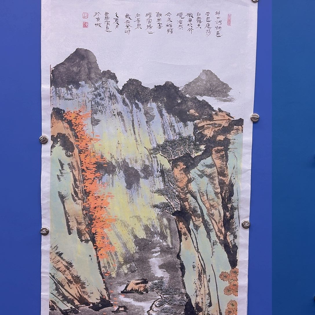 国画多次参加国内外大型画展