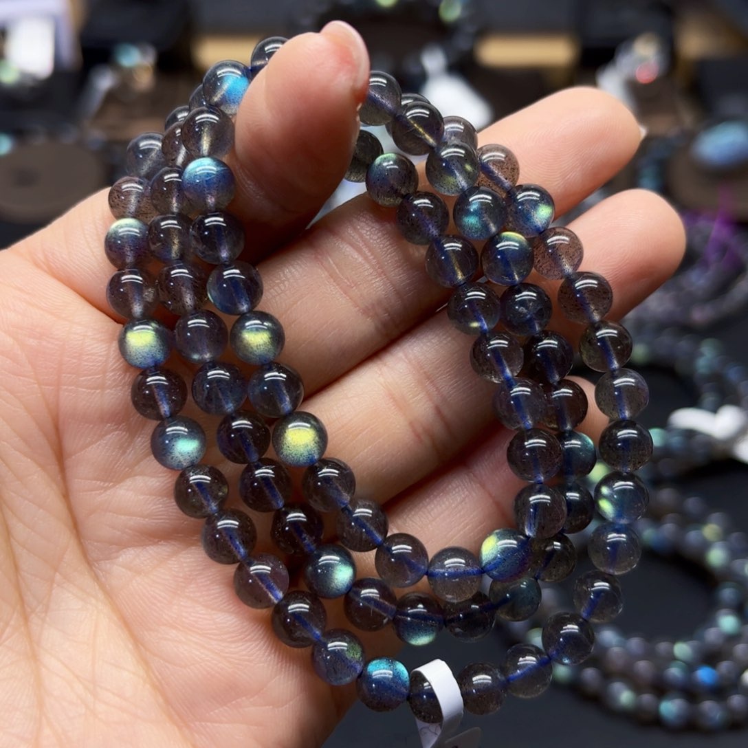 长石手链未镶嵌八*?6.6左右