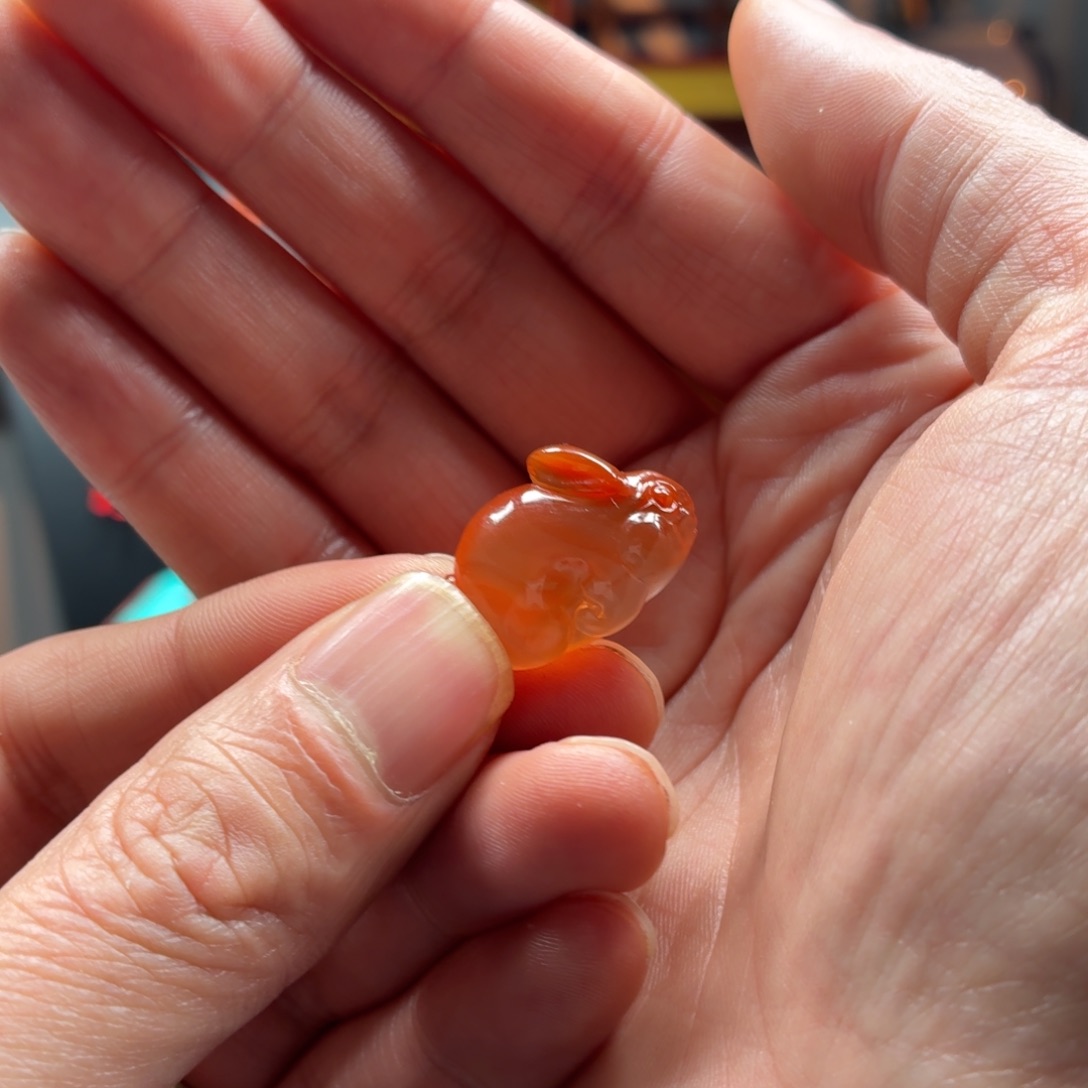 老***机南红玛瑙未镶嵌吊坠原矿保山南红吊坠