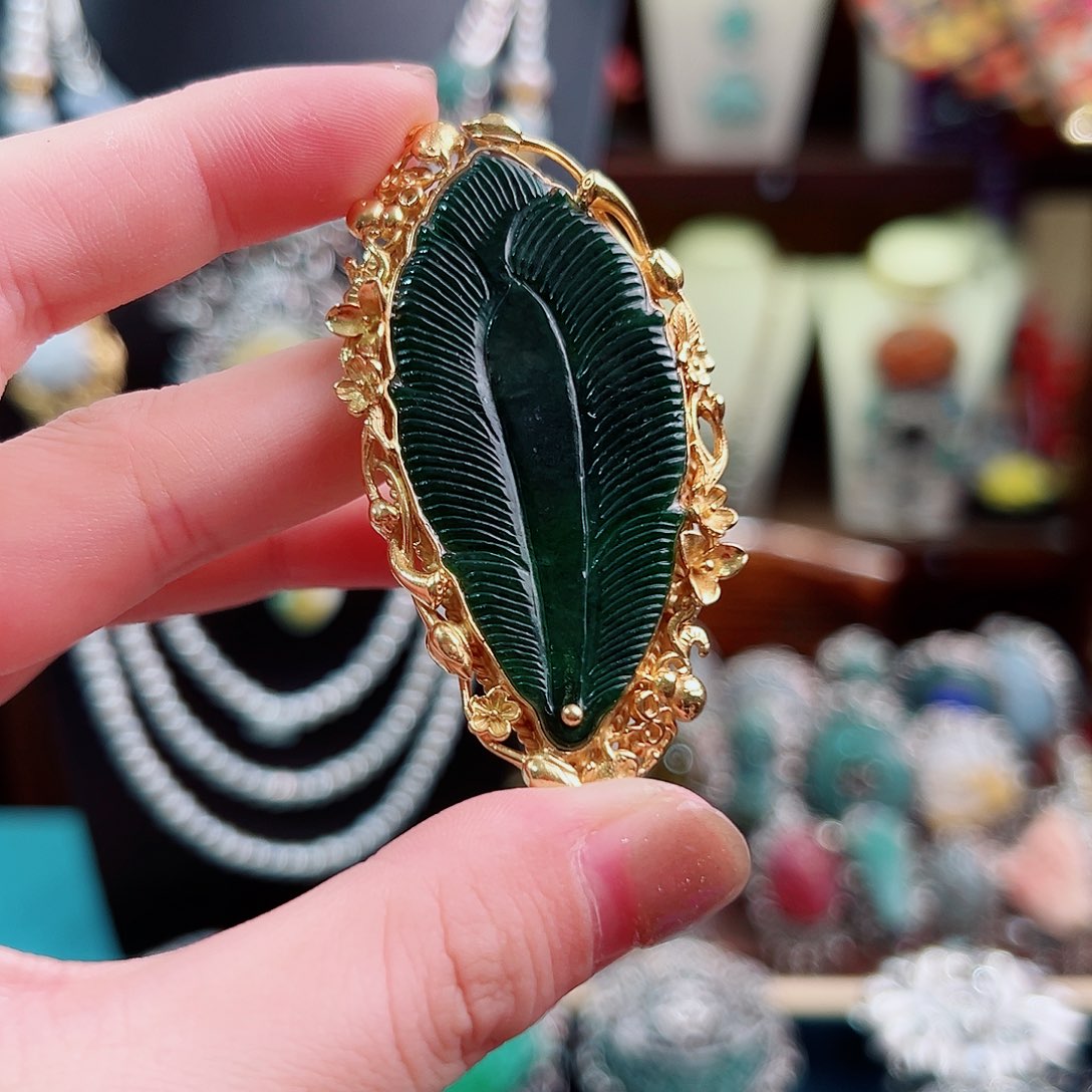 银S925镶嵌翡翠戒指/指环戒指