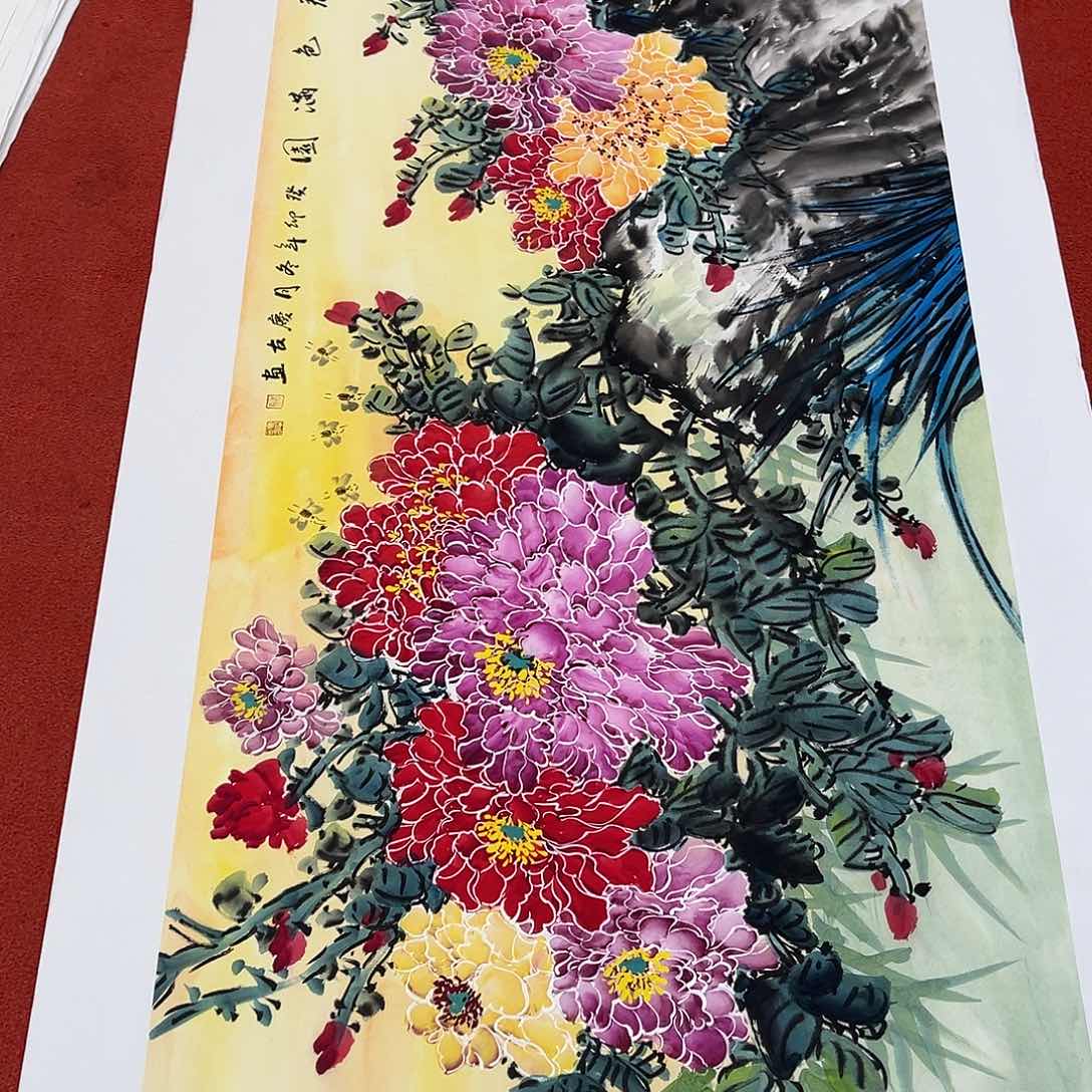 国画手绘作品国画作品展