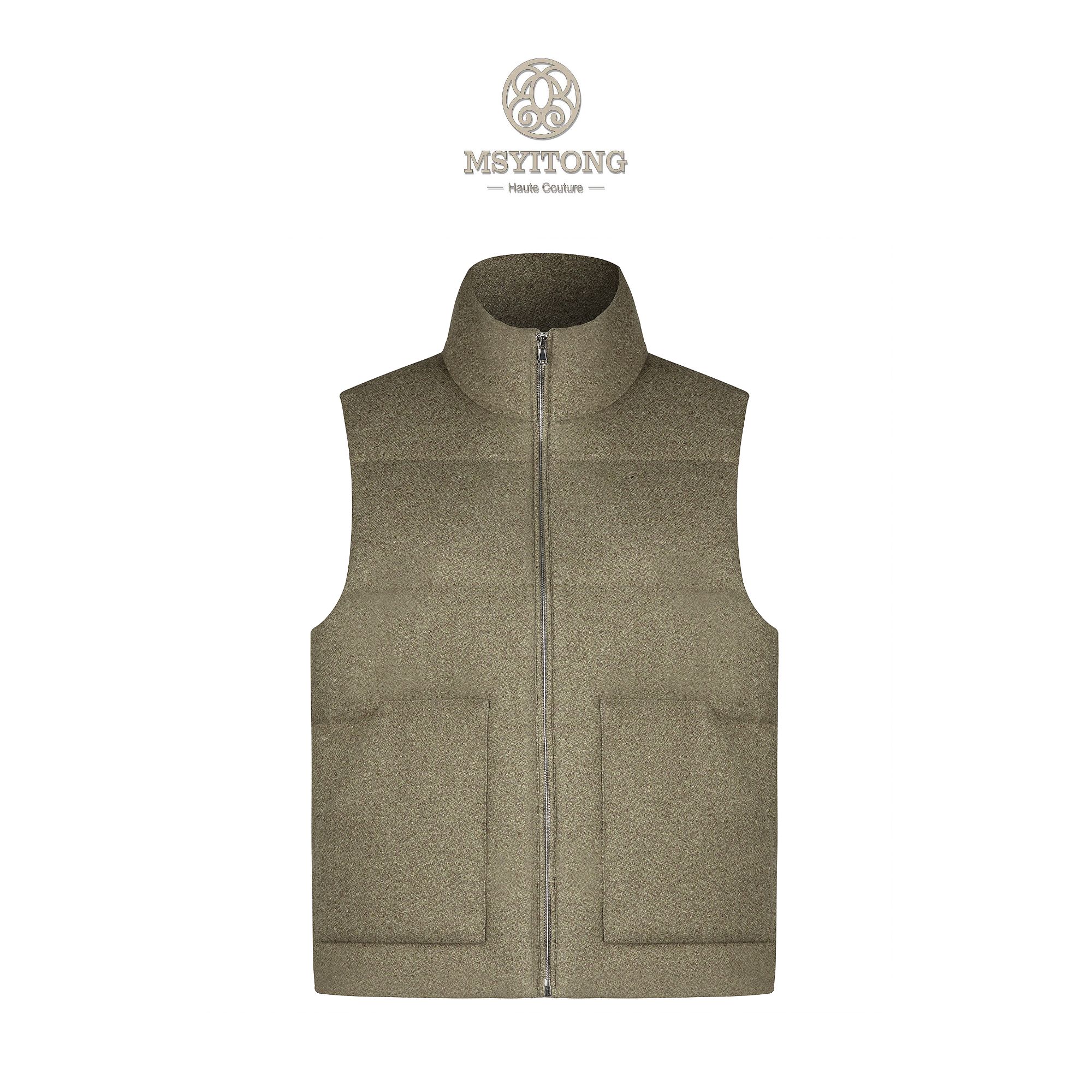 【MSYITONG甄选】橄榄棕/驼色立领马甲