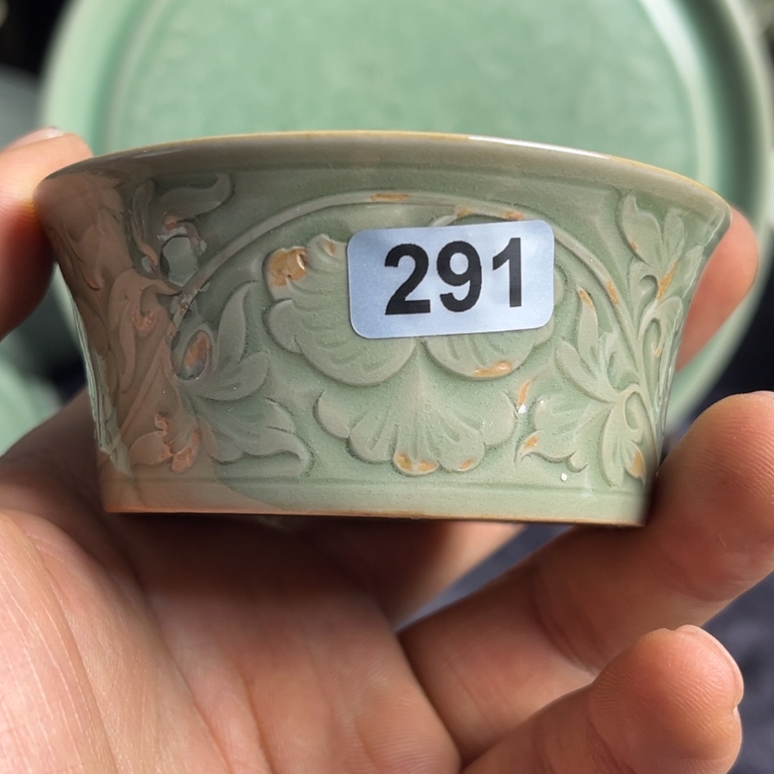 瓷老货马蹄杯 291 号缺釉