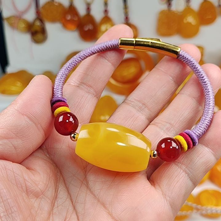 蜜蜡手链未镶嵌手链