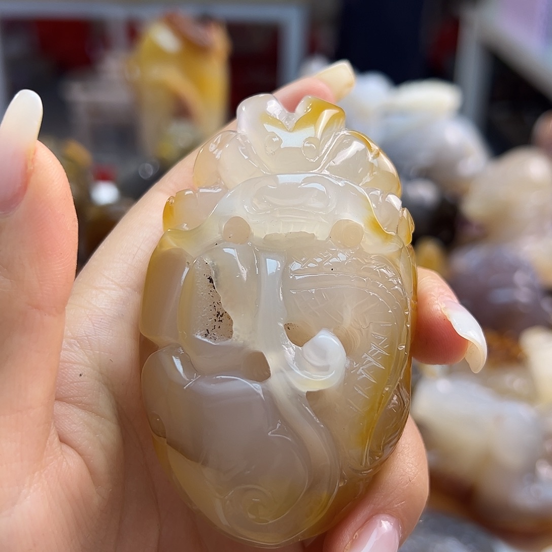 玛瑙/玉髓未镶嵌颈饰