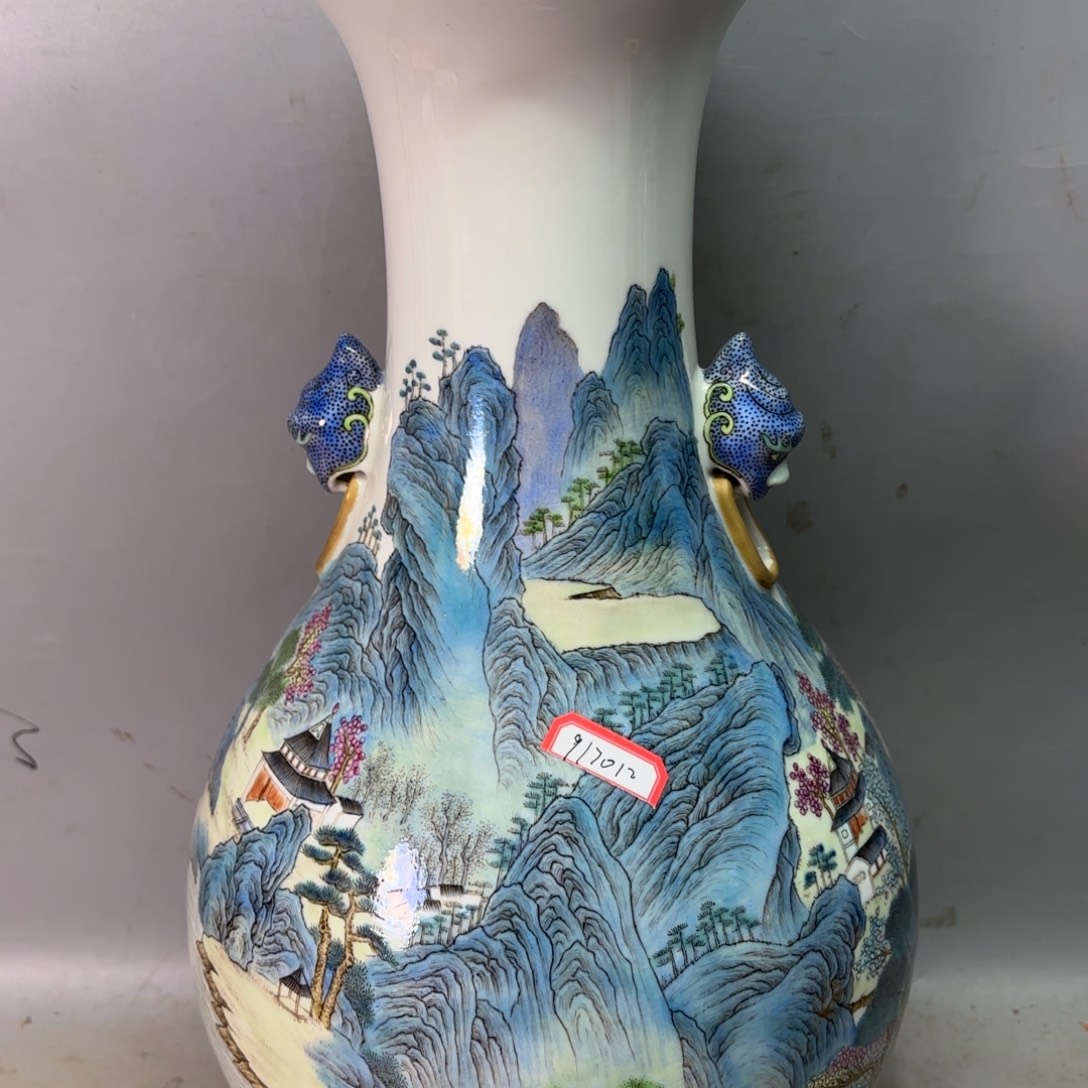 瓷摆件精品高货工艺美术品细路摆件