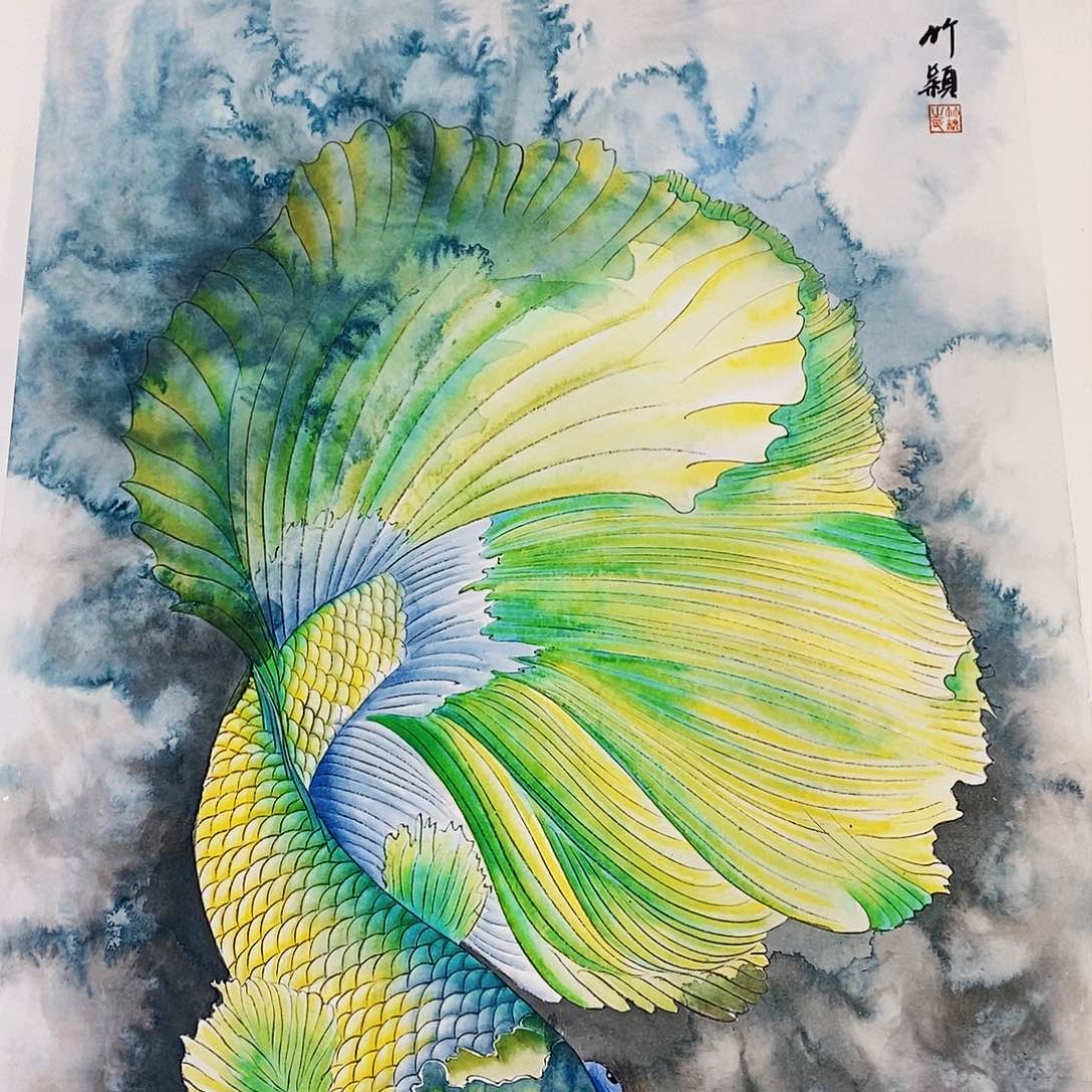 国画红辣椒去骨头块及胡萝卜