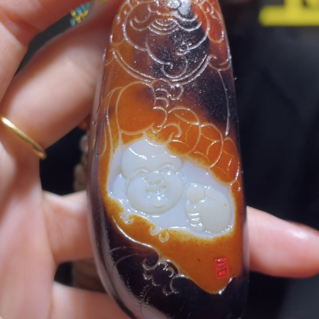 手把件货玉石把玩件文玩摆件