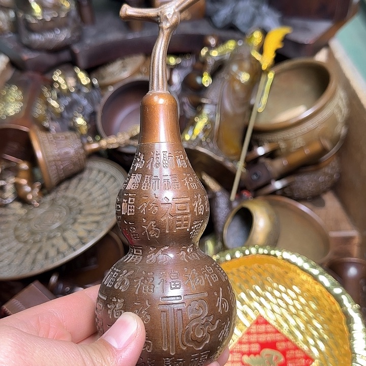 铜器办公室茶室摆件