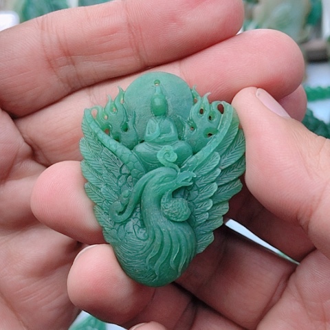 未镶嵌独山玉吊坠(不含链)?***?