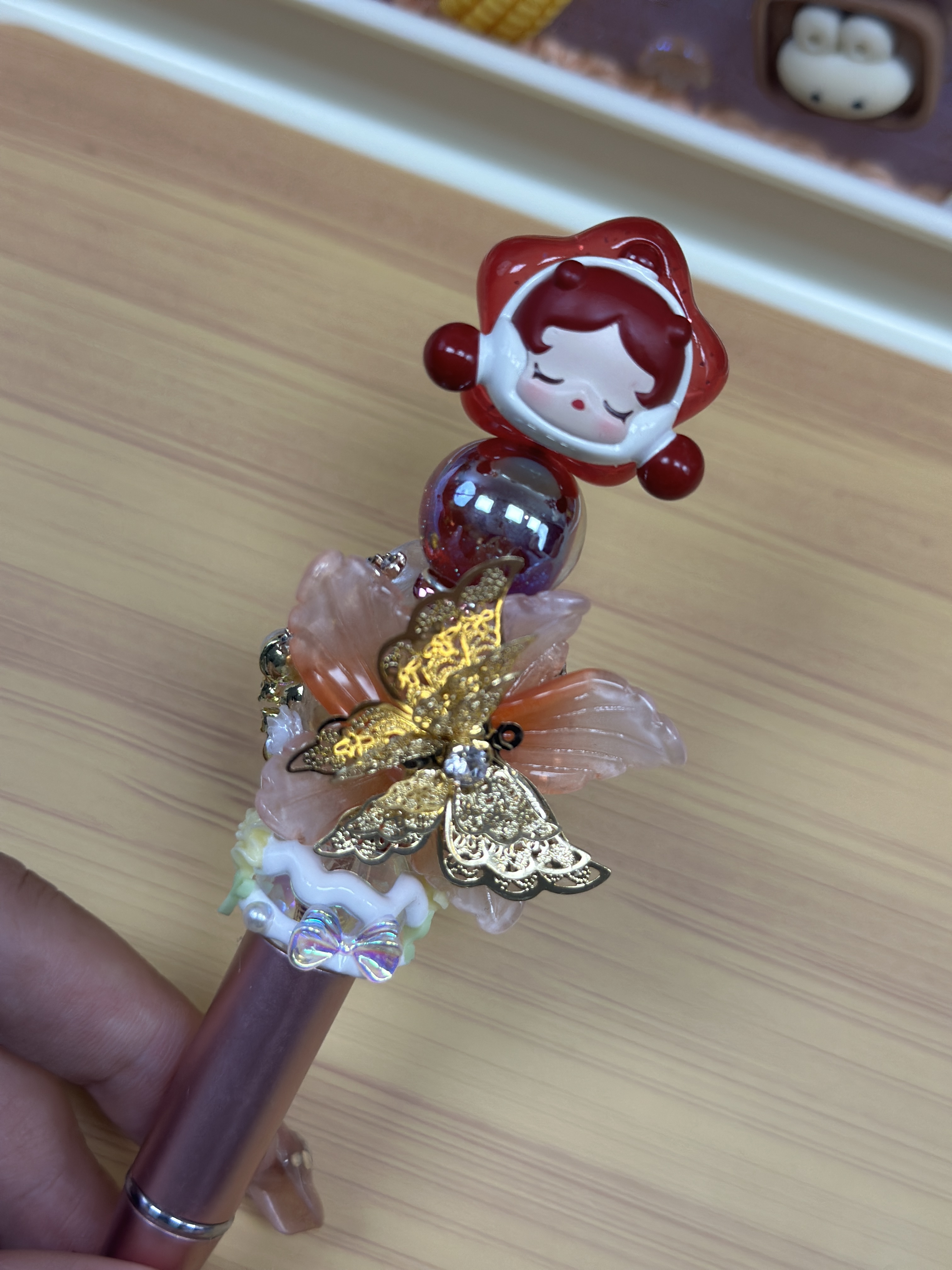 【开心姐直拍4】 手工DIY萌粒创意圆珠笔