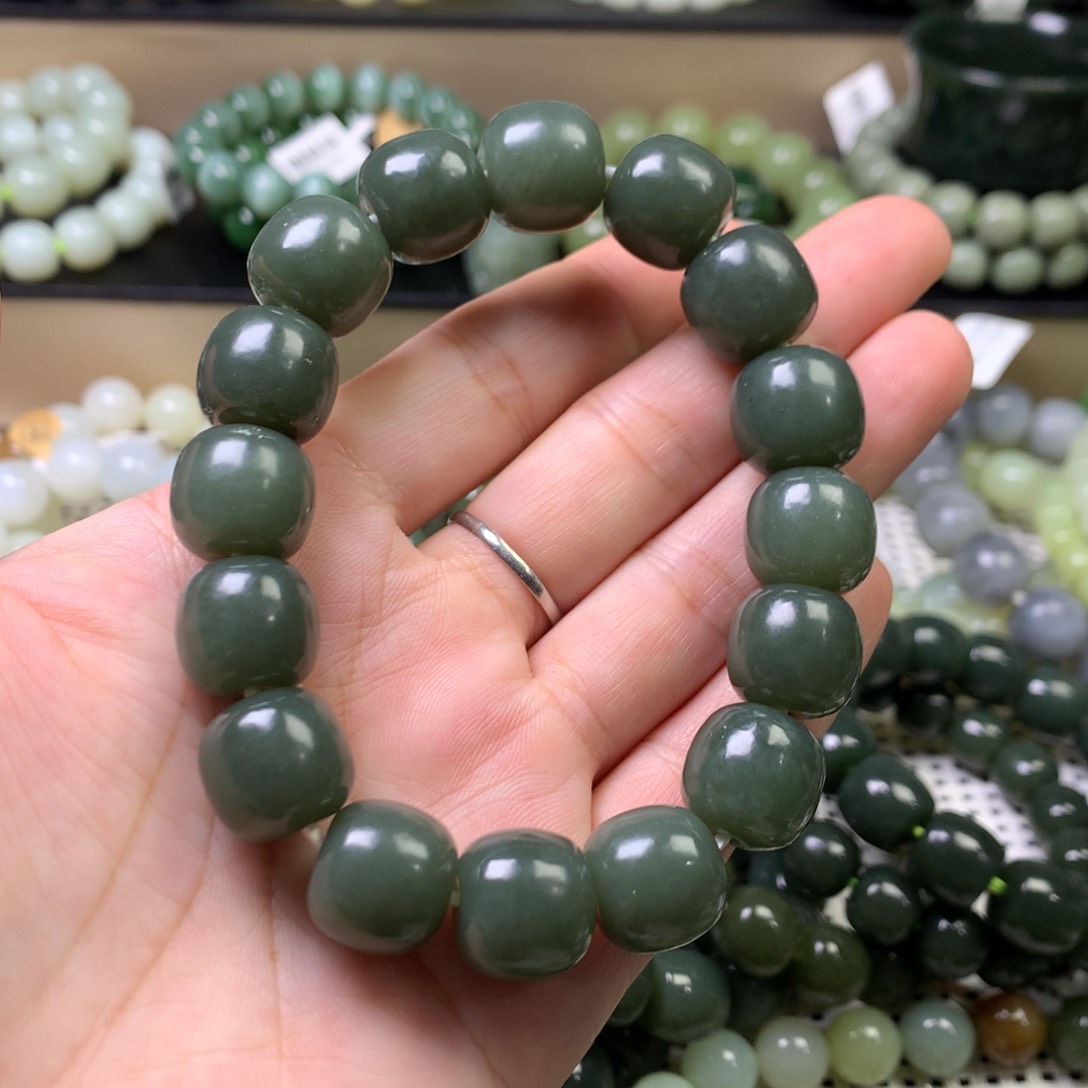 和田玉手链未镶嵌