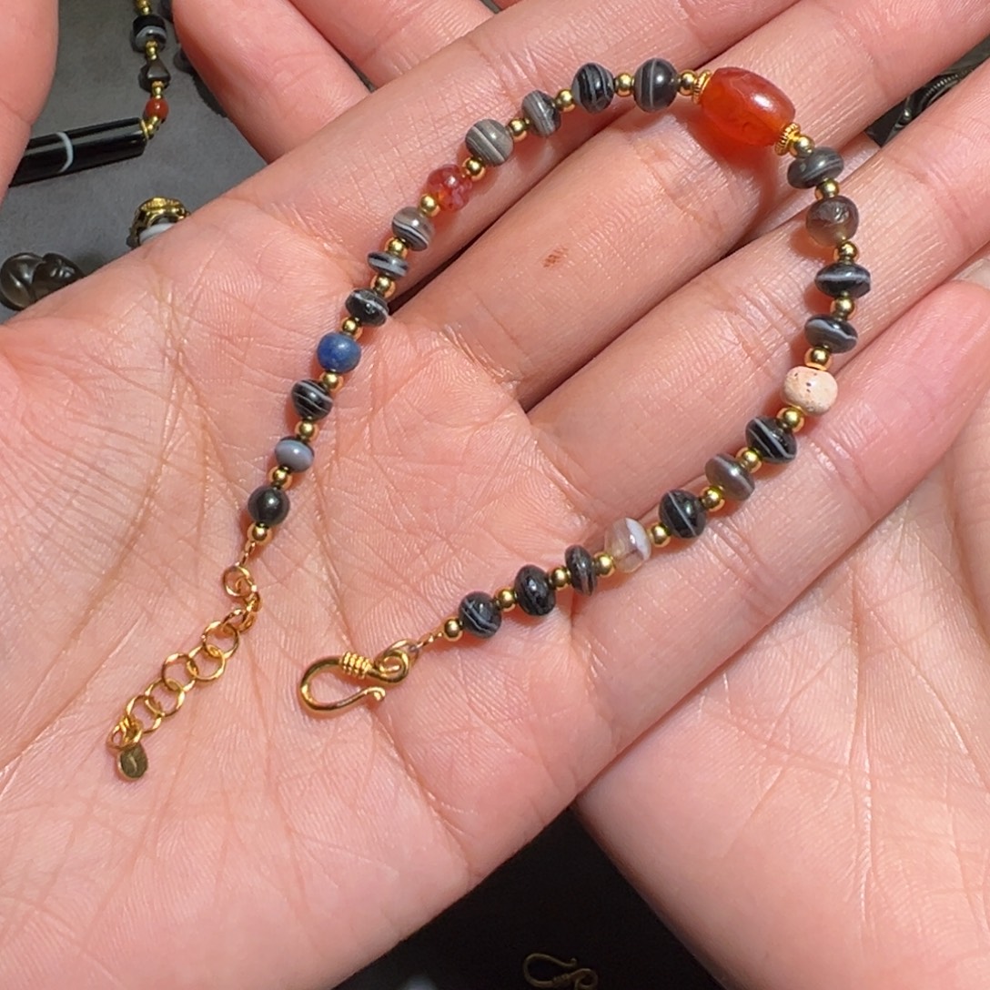 S***s玛瑙/玉髓未镶嵌颈饰