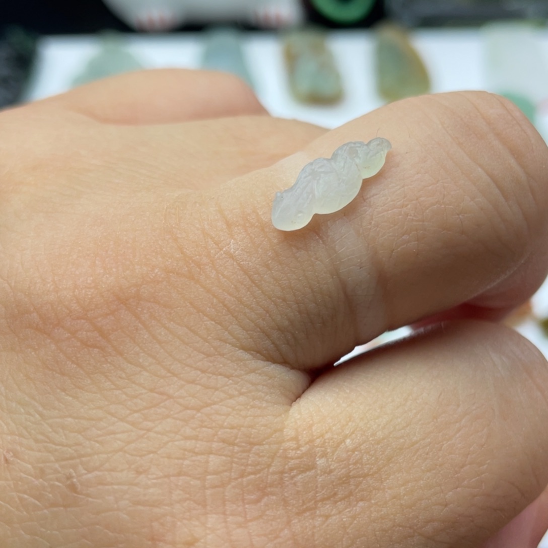 定制翡翠未镶嵌蛇