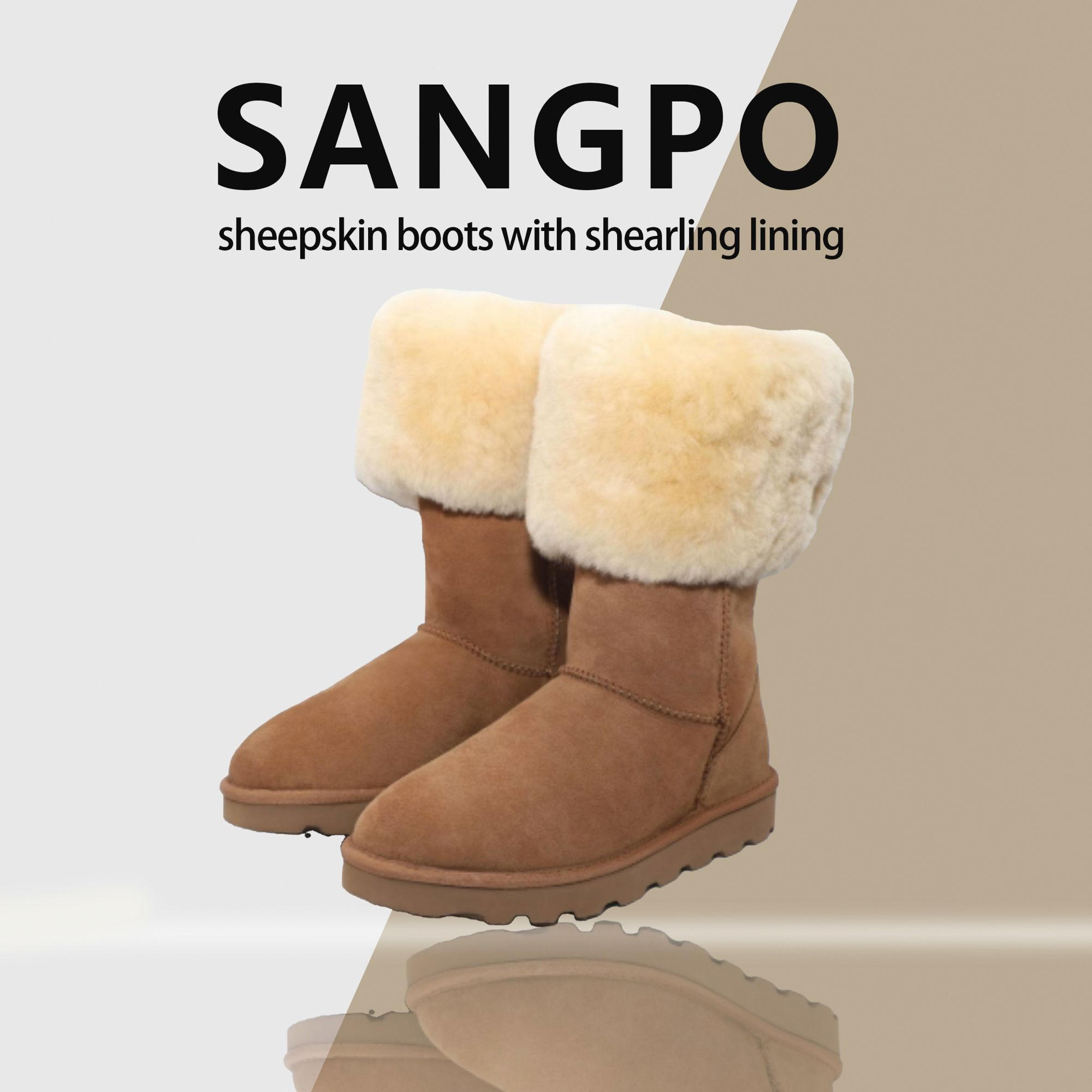 【高筒小千】新款高筒小千皮毛一体高筒雪地靴舒适保暖百搭加厚