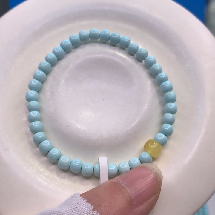 绿松石配饰未镶嵌淡***天