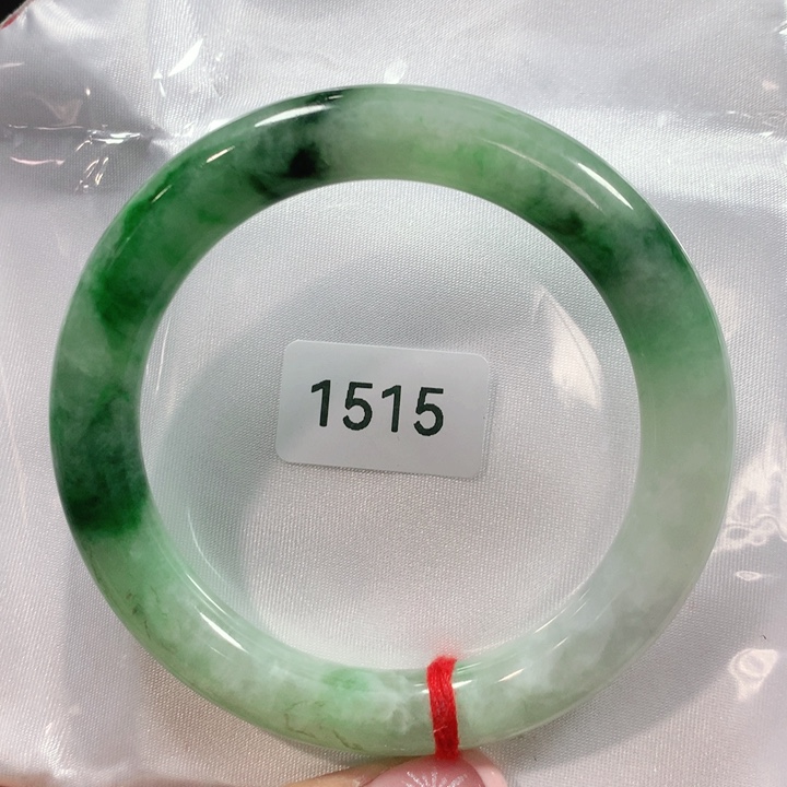 翡翠手镯未镶嵌天然翡翠手镯55