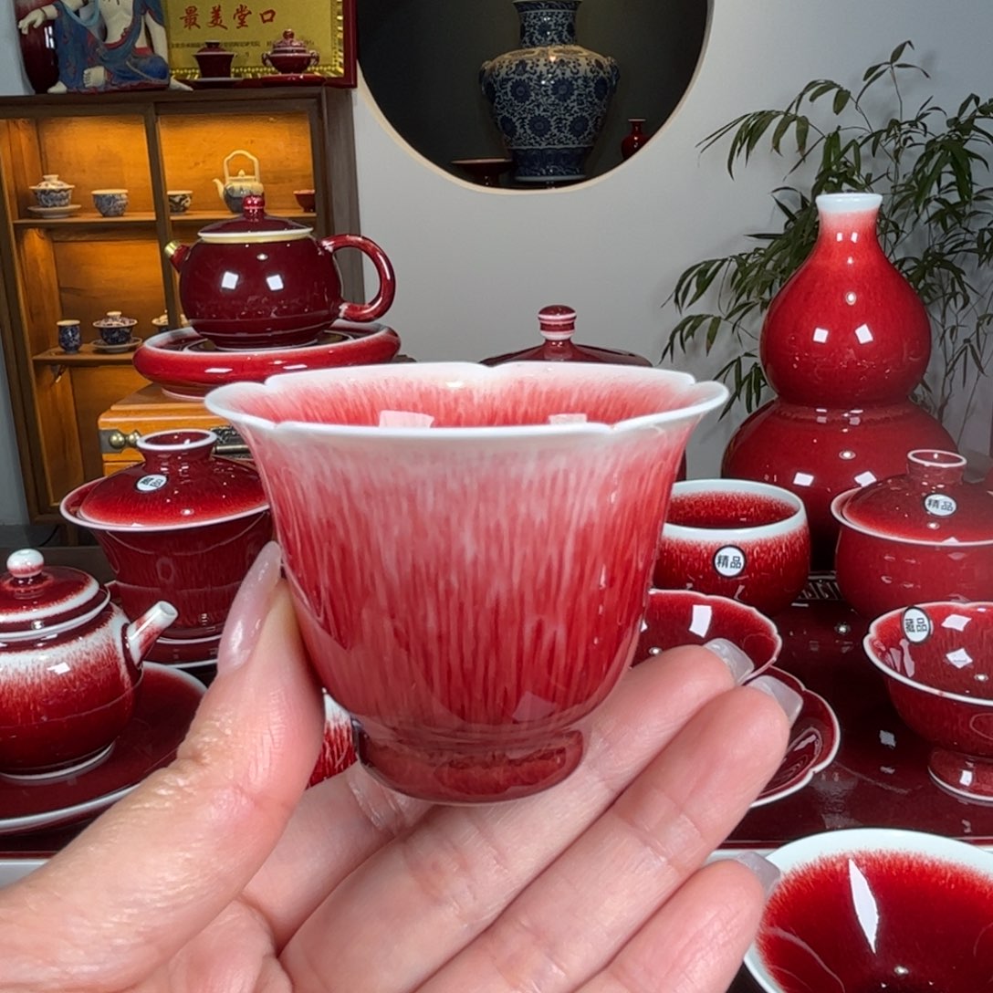 杯闻轩坊原矿郎红 花口铃铛