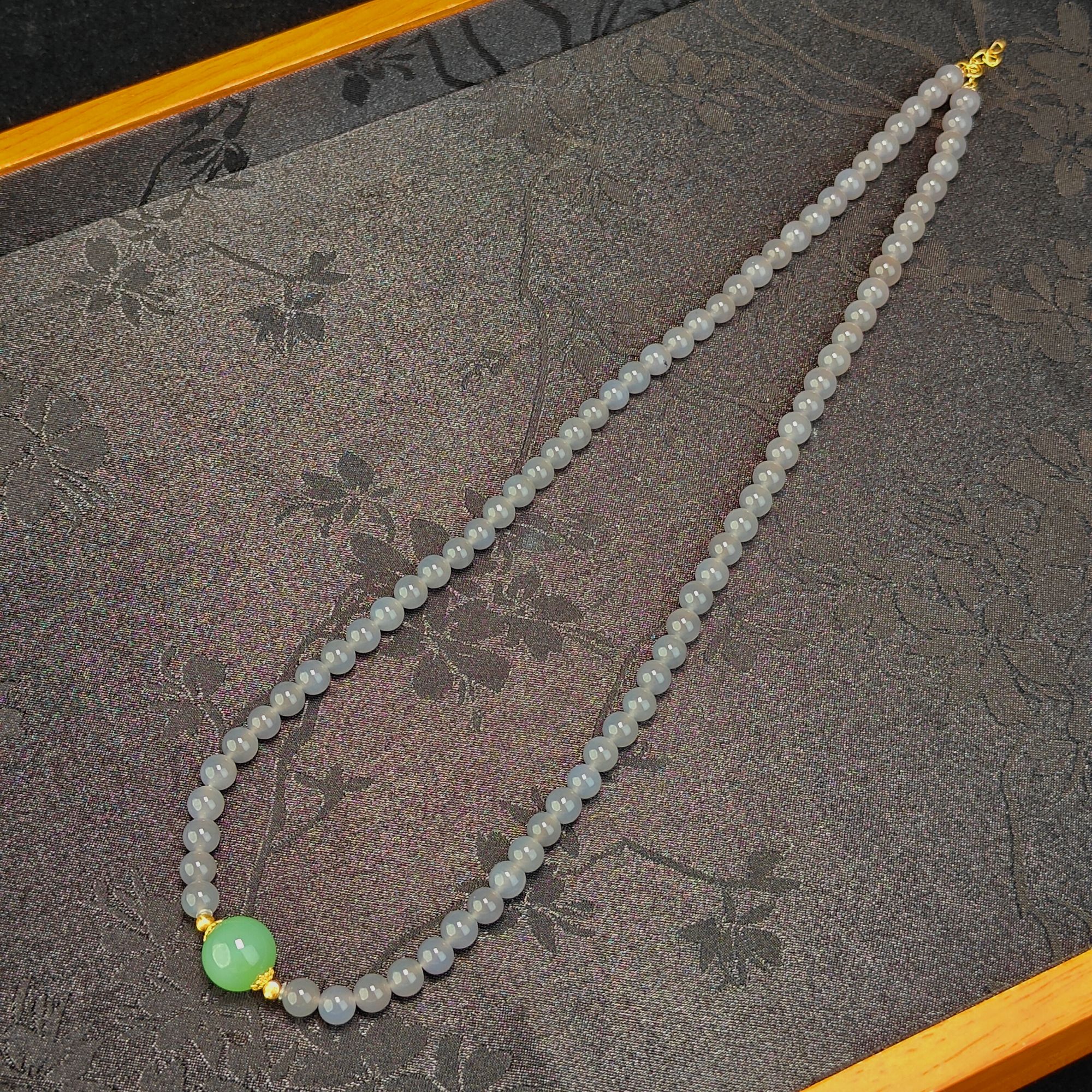 和田玉项链【6217D】