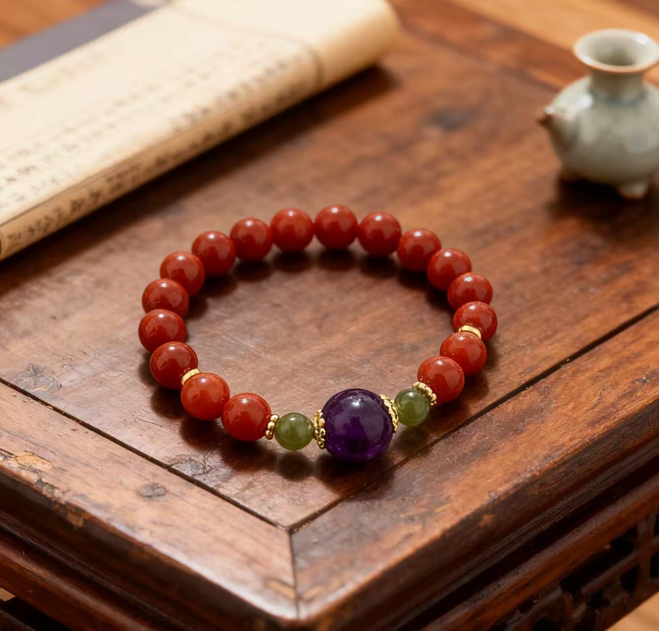 南红设计款手串 MTS573