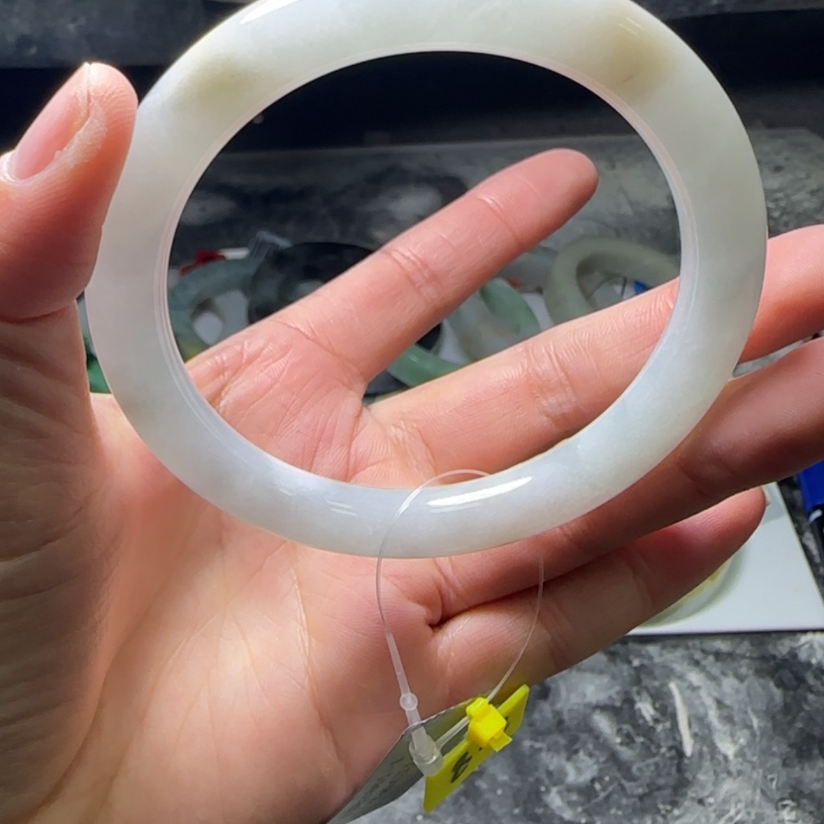 【闪购商品】定制翡翠翡翠未镶嵌桃***夭翡翠
