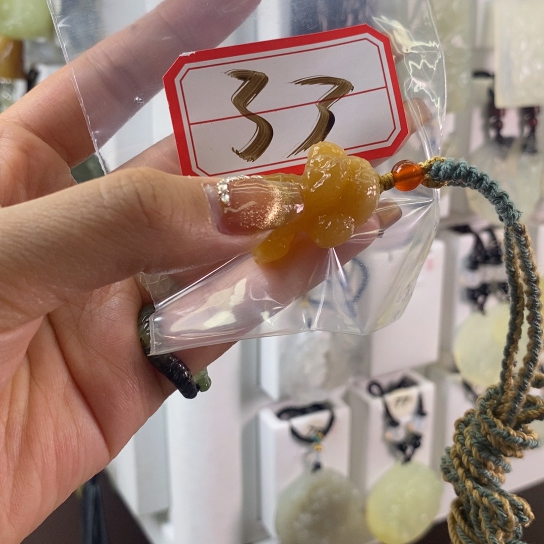 蛇纹石玉颈饰未镶嵌J**A33