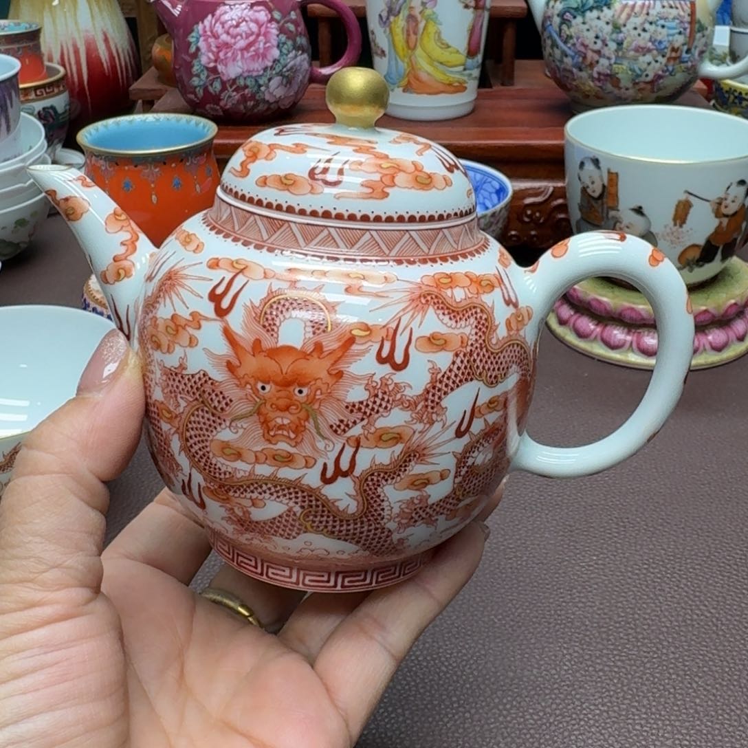 瓷片景德镇仿古手工制作精品展示