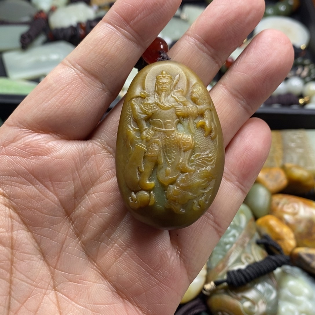 三***活和田玉未镶嵌把件