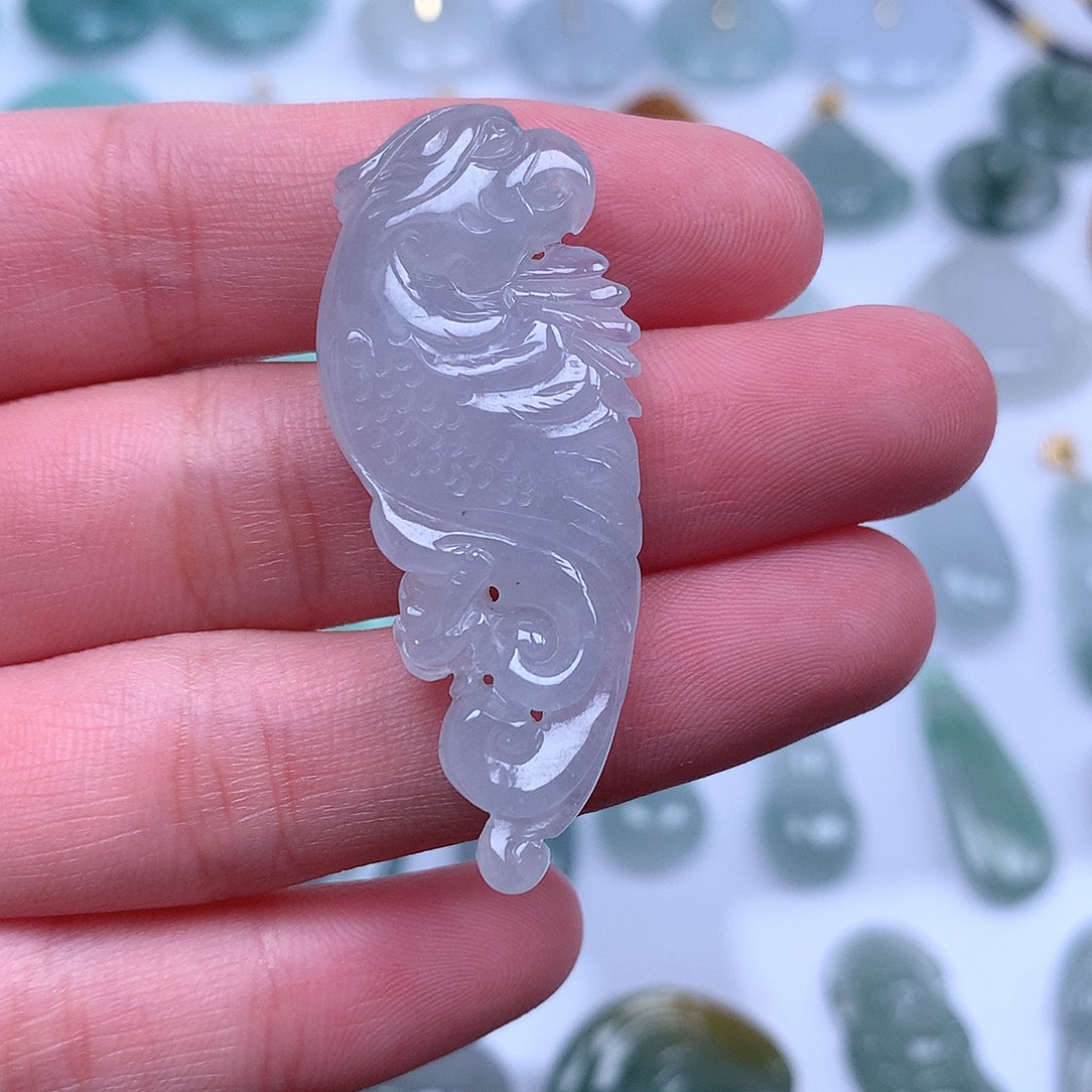 梓****翡翠未镶嵌颈饰翡翠6