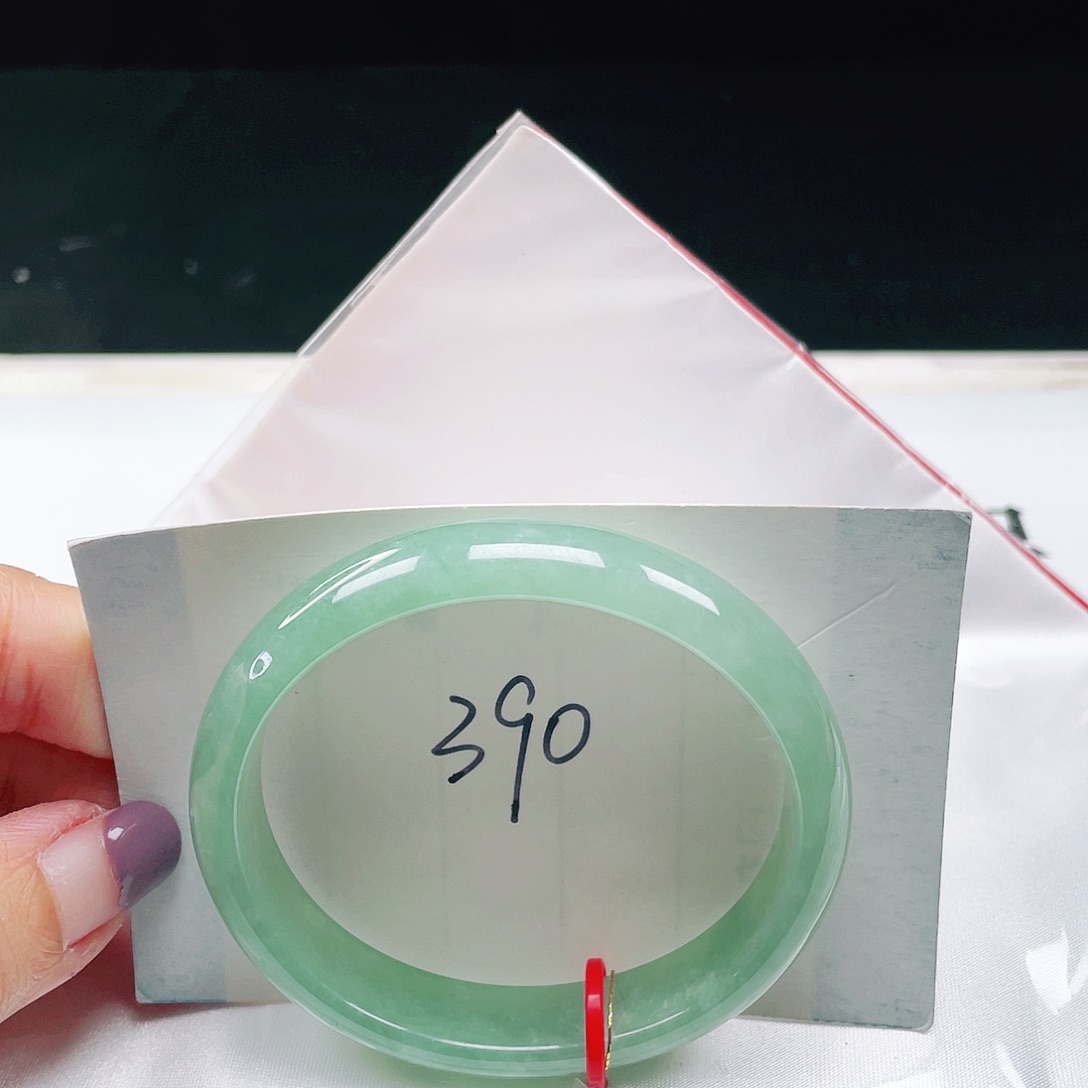 翡翠未镶嵌手镯（贵妃镯）缅甸翡翠55