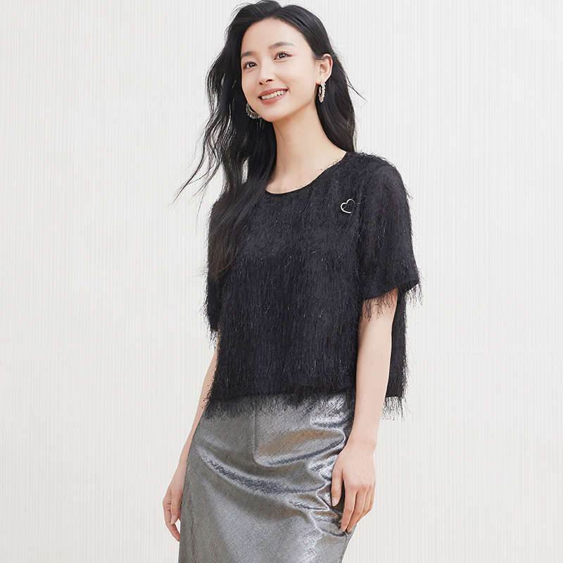 【小余专属】佳人苑短袖女秋季新款J432352