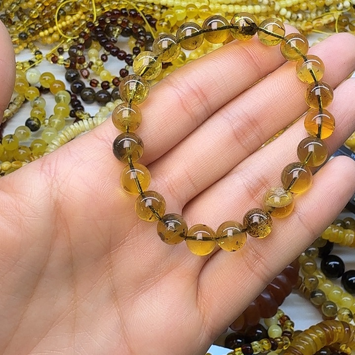 琥珀未镶嵌珠宝奇石