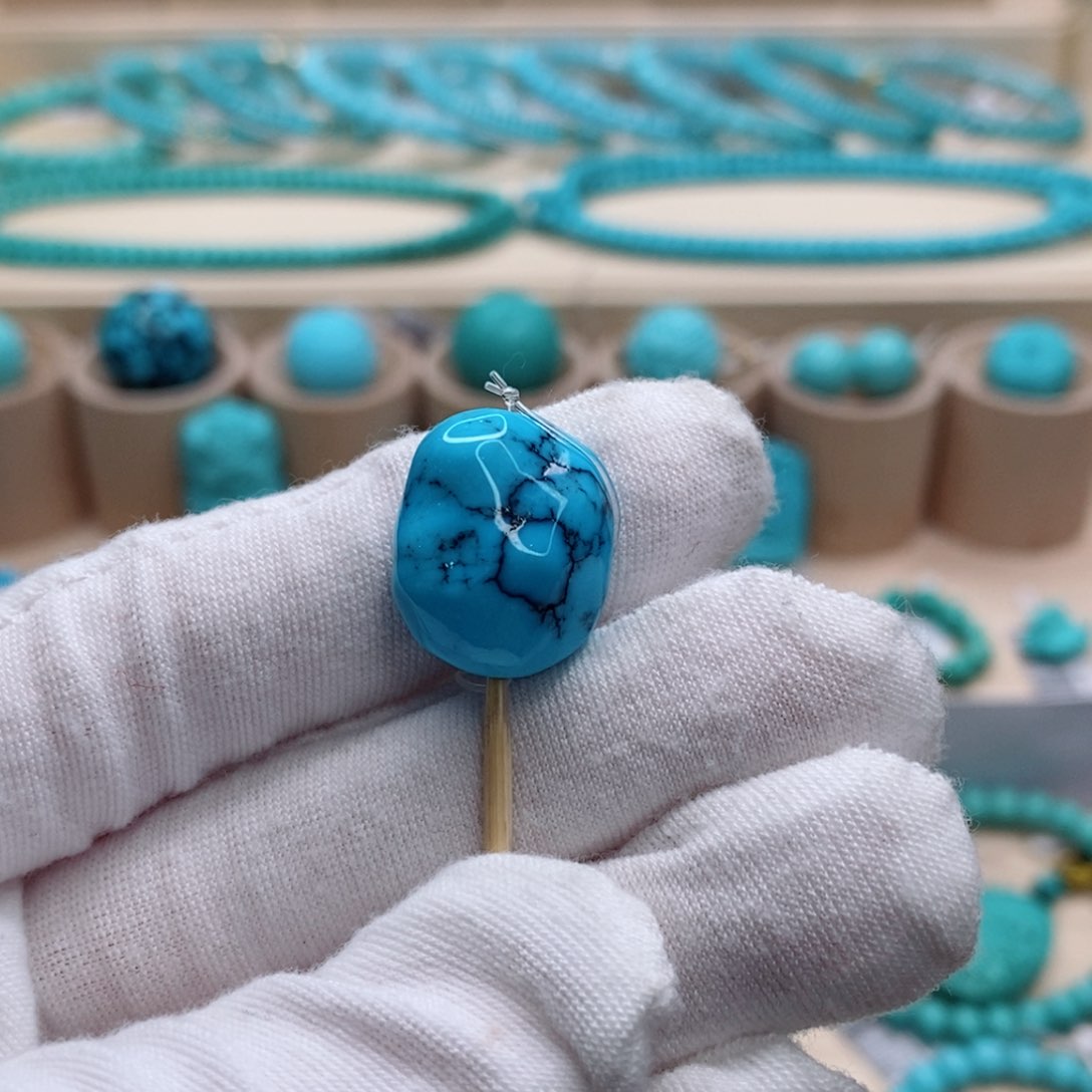 绿松石珠宝奇石未镶嵌